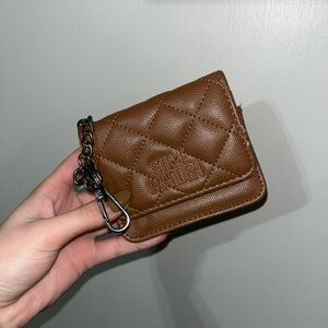 Steve Madden Quilted Brown Wallet